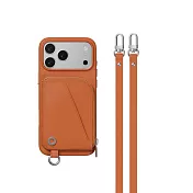 MAGEASY Pouch 錢包掛繩手機殼 i17 Pro Max 珊瑚/珊瑚