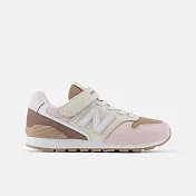 New Balance 996 Hook and Loop 寬楦 男女大童 休閒鞋 YV996TH3-W 19 粉紅色