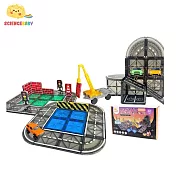 ScienceBaby - 雪鑽磁力片｜道路建築師60片｜2歲+ 道路建築師60片