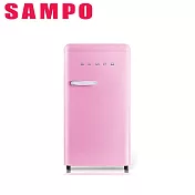 SAMPO聲寶99公升定頻單門冰箱SR-C10(P)粉彩紅