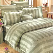 【幸福晨光】40支精梳棉雙人加大六件式兩用被床罩組 / 森語秘境 台灣製