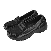 Skechers 休閒鞋 VAR-City 女鞋 黑 懶人鞋 套入式 樂福鞋 代言人 葉舒華 159305BBK 23cm BLACK
