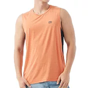 【PROMAN 豪門】2件組運動型男消臭速乾舒爽寬肩背心(吸濕排汗-男內衣) M 陽橙