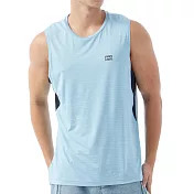 【PROMAN 豪門】2件組運動型男消臭速乾舒爽寬肩背心(吸濕排汗-男內衣) M 亮藍
