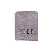 【ELLE HOME】抗菌舒柔超細纖維刺繡毛巾組(4條組) 暮光紫