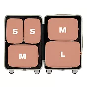 ❰ 韓國Branden官方授權 ❱ 壓縮收納袋S+S+M+M+L五件組 - 珊瑚紅