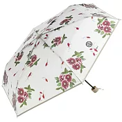 【官方直營】日本Wpc.聯名銀座藝術水族館金魚與光透明手動折傘  白色