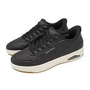 Skechers 休閒鞋 Uno CTL-Laying Low Slip-Ins 男鞋 黑 米 膠底 氣墊 運動鞋 183156BLK 27cm BLACK