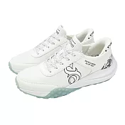 Skechers 休閒鞋 FRENZY-Snoop Evader Slip-Ins 男鞋 白 聯名 花紋 史努比狗狗 251150WHT 26cm WHITE