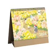 存在日曆 2026年【鳥嶼花香】三角桌曆 | 台灣製造 | 企業贈禮 | 桌曆 | 插畫