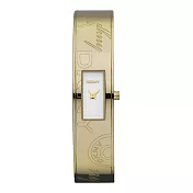 DKNY 丰靡幻彩時尚手鐲錶-金