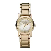 DKNY 華麗焦點晶鑽腕錶-金