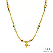 【點睛品】祈福轉經筒 黃金項鍊_計價黃金