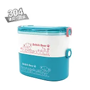 英國熊 內膽304雙層不鏽鋼疊疊飯盒 UP-D70