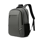 【iSPurple】輕便外出 反光條大容量14吋雙肩電腦包學生包/灰 灰