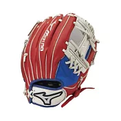 Mizuno [312777] 兒童 守備手套 少年手套 壘球 棒球 內野 外野 球擋 Deep 11吋 美津濃 紅藍 F 紅/藍