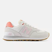 New Balance 574 [WL574IPK] 女 運動休閒鞋 復古鞋 麂皮 舒適 緩震 鏡灰 玫瑰砂糖粉