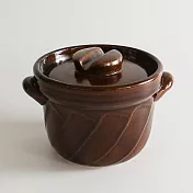 福介商店 日本土鍋 萬古燒 飴釉 1合炊飯鍋
