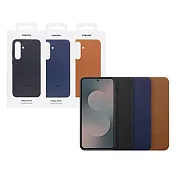 Samsung 三星 Galaxy S25 FE 原廠純素皮革保護殼 (EF-VS731) 深藍