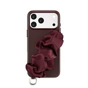 MAGEASY Foulard M 絲巾手環磁吸防摔手機殼 iPhone 17 Pro Max 酒紅