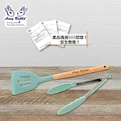 安妮兔 矽膠鍋鏟料理夾二入組 K-E1214