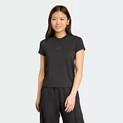 ADIDAS W Z.N.E. BB TEE 女 短袖上衣 JW7782 L 黑色