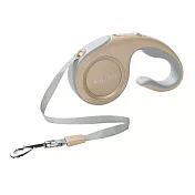 摩達客寵物-Kim Pets 優雅簡約寵物自動伸縮牽繩拉繩/5米長/四色可選 香檳金