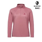 BLACKYAK 女 TETON AX長袖半開襟 L 霧粉紅