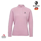 BLACKYAK 女 DNS POLARTEC長袖半開襟 L 煙薰紫