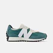 New Balance 紐巴倫 327 [PH327BD] 中童 運動休閒鞋 寬楦 彈性鞋帶 舒適 綠 19 綠/白