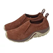 Merrell 休閒鞋 Jungle Moc 男鞋 棕 米 麂皮 緩衝 鬆緊帶 易穿脫 ML007377 30cm SEQUOIA
