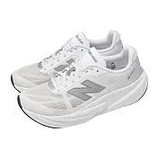 New Balance NB 競速跑鞋 FuelCell Rebel V5 D 寬楦 女鞋 亞麻 灰質 推進 支撐 運動鞋 WFCXLM5-D 23.5cm WHITE/SILVER