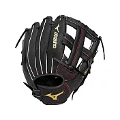 Mizuno 美津濃 Wild Kids [1AJGY33809] 守備手套 少年用 壘球 棒球 10.4吋 黑 F 黑