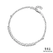 【點睛品】網路獨家款 碎閃珠光 鉑金手鍊_計價鉑金(19公分)