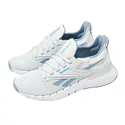 Reebok 訓練鞋 Nano Gym 女鞋 白 藍 支撐 多功能 健身 運動鞋 100225429