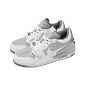 Nike 休閒鞋 Air Jordan Legacy 312 Low GS 大童 女鞋 白 灰 爆裂紋 CD9054-005
