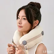 義大利La Belle《波波甜甜圈》頸枕 杏色/奶茶色