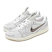 Nike 休閒鞋 Wmns Air Jordan 1 Low MM V3 女鞋 男鞋 山峰白 做舊 金屬勾 IM6662-181
