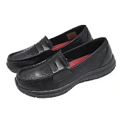 Skechers 樂福鞋 Virtue SR-Zharo 女鞋 黑 懶人鞋 套入式 工作鞋 108301BLK