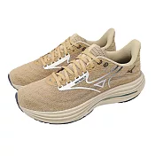 Mizuno 慢跑鞋 Wave Rider 29 男鞋 卡其 白 波浪片 運動鞋 美津濃 J1GC2503-57 26.5cm KHAKI/WHITE