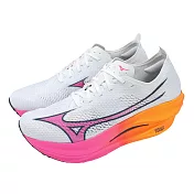 Mizuno 競速跑鞋 Wave Rebellion PRO Low 男鞋 花火系列 輕量 碳板 路跑 美津濃 U1GD2543-11