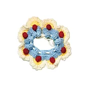 Bestkin 鉤織雲朵花環-晴空 XS 藍色