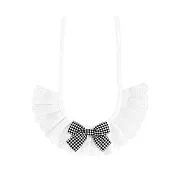 Bestkin 蕾絲小公主・格子蝴蝶結 L 黑白格