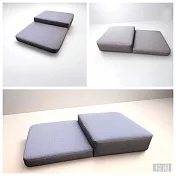 DOLEE 超細纖維貓抓皮一體式折疊靜座墊(附提把) 台灣製 棕褐