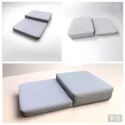 DOLEE 超細纖維貓抓皮一體式折疊靜座墊(附提把) 台灣製 米杏