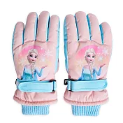【ONEDER 旺達】三麗鷗兒童防風手套 冰雪奇緣保暖手套 超人力霸王厚絨手套- XS 冰雪奇緣 FZ-HW003