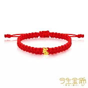 今生金飾 黃金鼠手繩 黃金串珠手繩 大人手圍約16-18公分