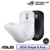 【送原廠電競鼠墊】ASUS 華碩 ROG Harpe II Ace 無線三模電競滑鼠 黑色