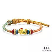 網路獨家款【點睛品】繽紛小貔貅 黃金手繩