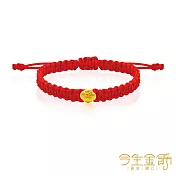 今生金飾 好柿多手繩 黃金串珠手繩 大人手圍約16-18公分